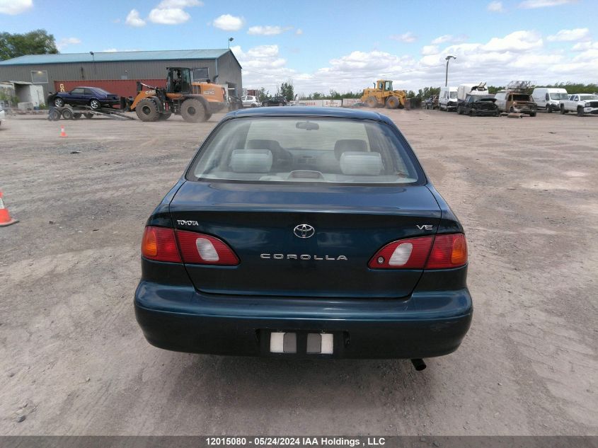 2000 Toyota Corolla VIN: 2T1BR12E2YC787127 Lot: 12015080