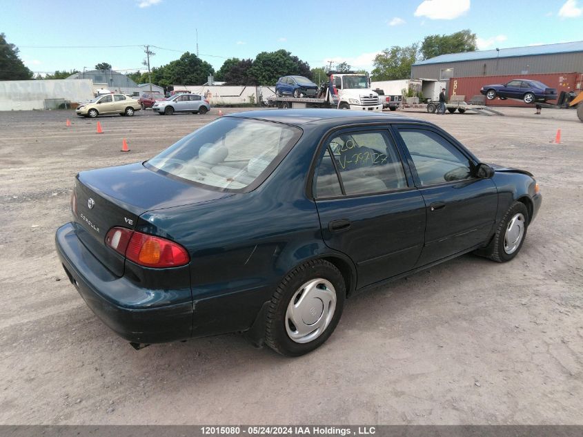 2000 Toyota Corolla VIN: 2T1BR12E2YC787127 Lot: 12015080