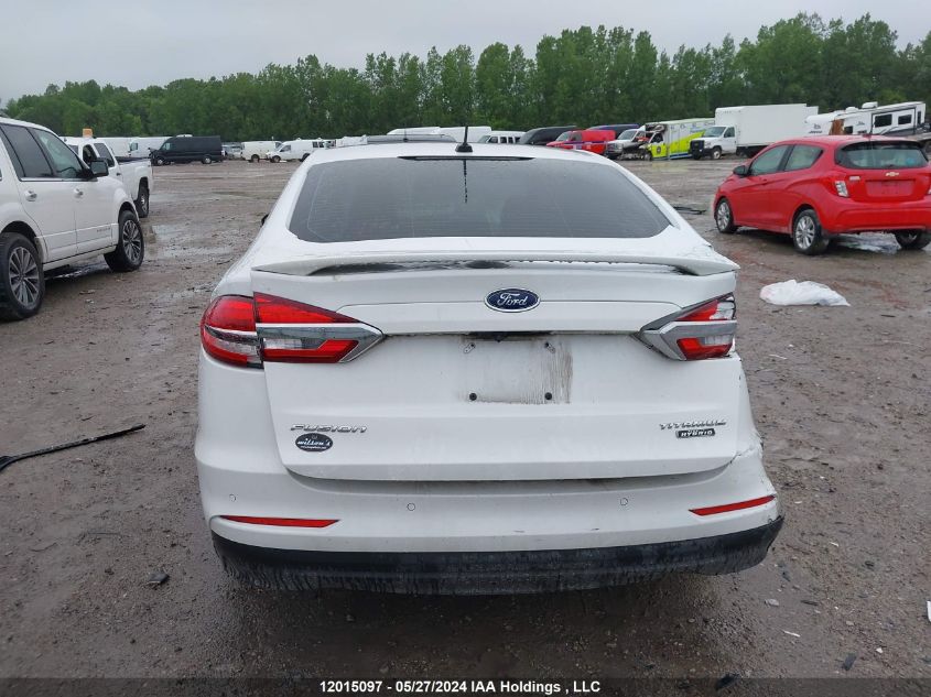 2020 Ford Fusion Energi Titanium VIN: 3FA6P0SU1LR141854 Lot: 12015097