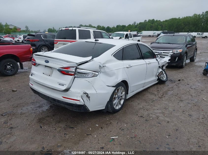 2020 Ford Fusion Energi Titanium VIN: 3FA6P0SU1LR141854 Lot: 12015097