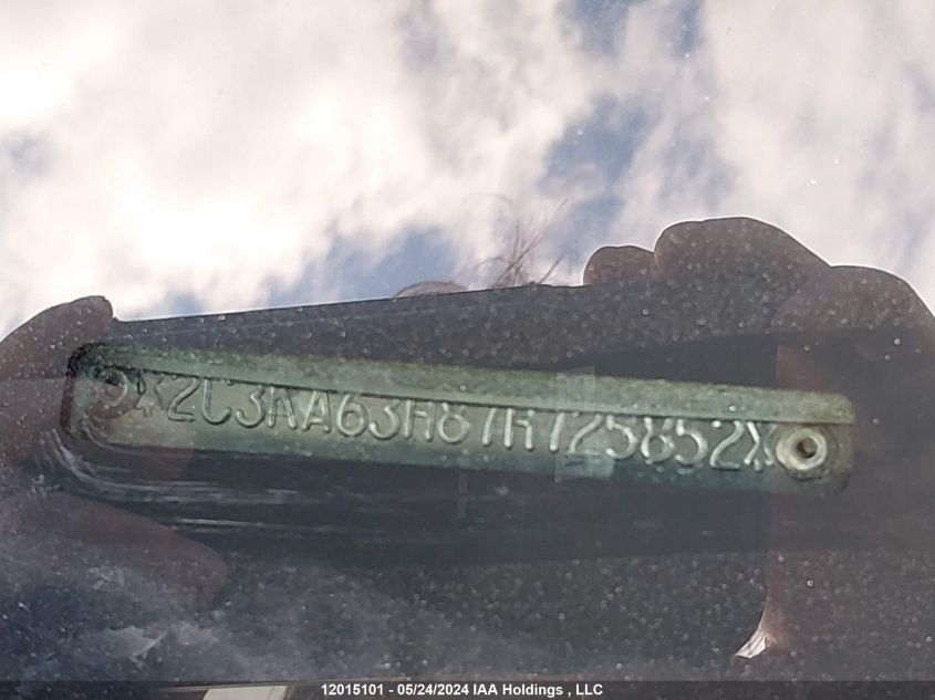 2007 Chrysler 300C VIN: 2C3KA63H87H725852 Lot: 12015101