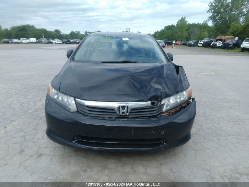 2012 Honda Civic VIN: 2HGFB2F49CH022820 Lot: 12015103