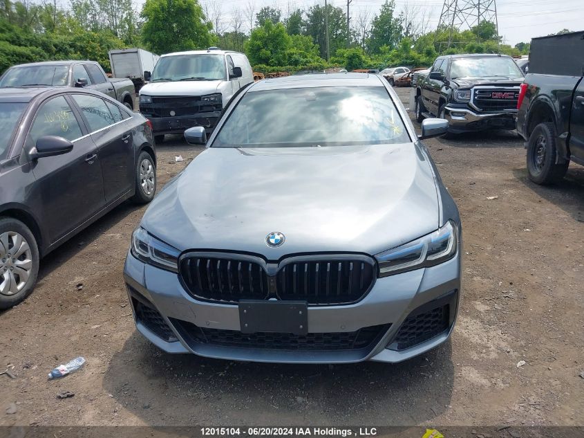 2021 BMW 5 Series VIN: WBA73BJ00MWX22732 Lot: 12015104