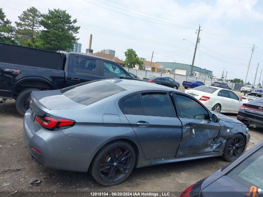 2021 BMW 5 Series VIN: WBA73BJ00MWX22732 Lot: 12015104