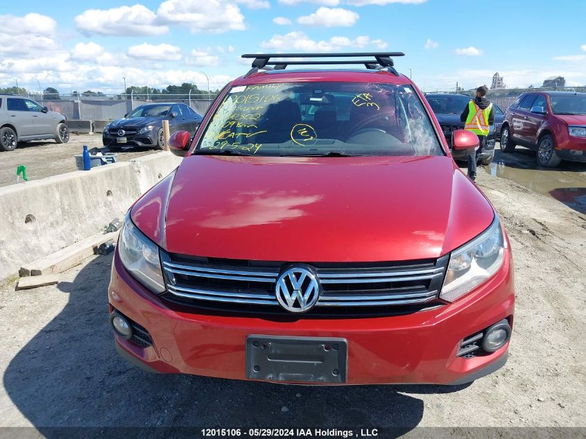 2016 Volkswagen Tiguan VIN: WVGJV7AX4GW050302 Lot: 12015106