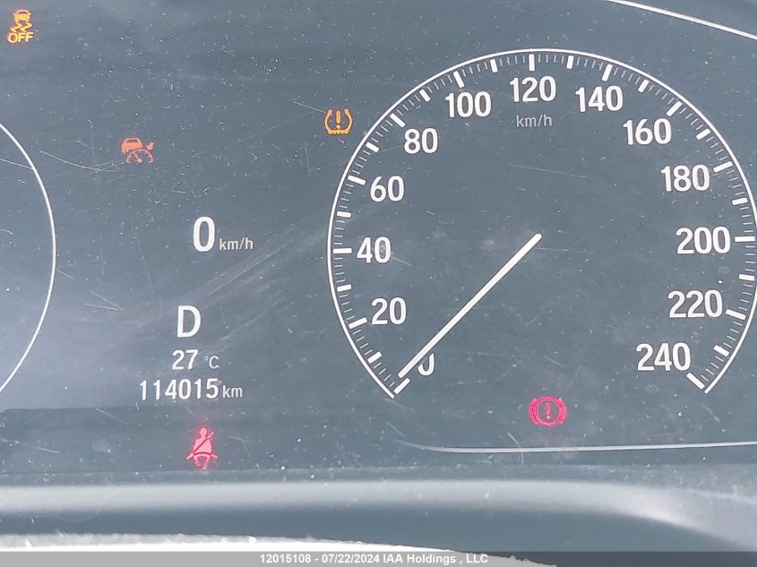 2022 Honda Accord Sedan VIN: 1HGCV2F93NA800164 Lot: 12015108