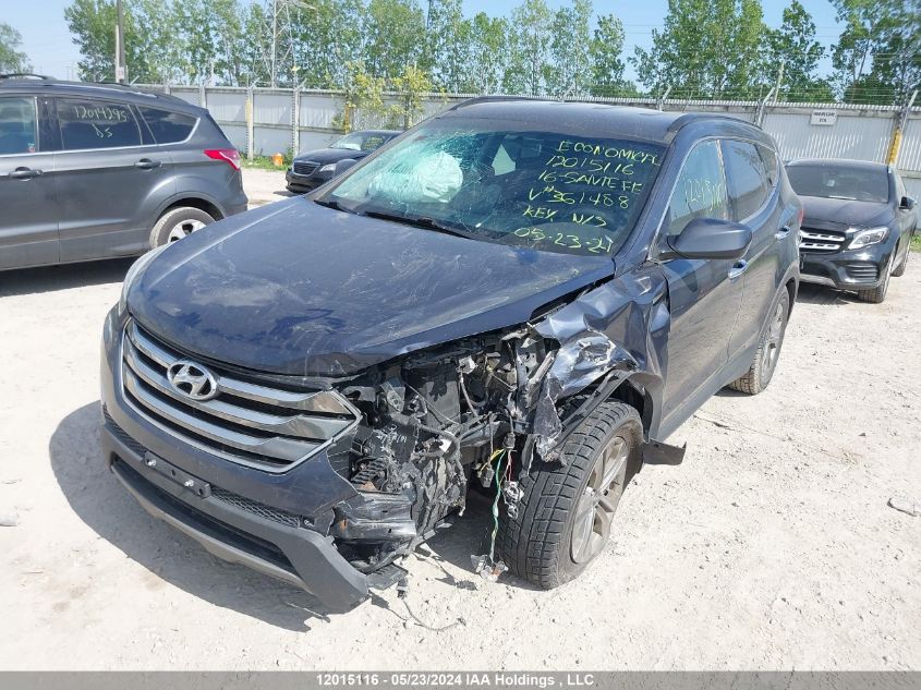 2016 Hyundai Santa Fe Sport VIN: 5XYZU3LB8GG361488 Lot: 12015116