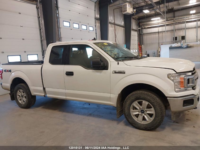 2019 Ford F150 Super Cab VIN: 1FTFX1E5XKKE00557 Lot: 12015131