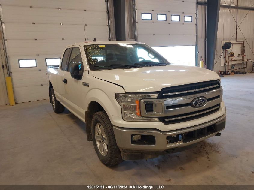 2019 Ford F150 Super Cab VIN: 1FTFX1E5XKKE00557 Lot: 12015131