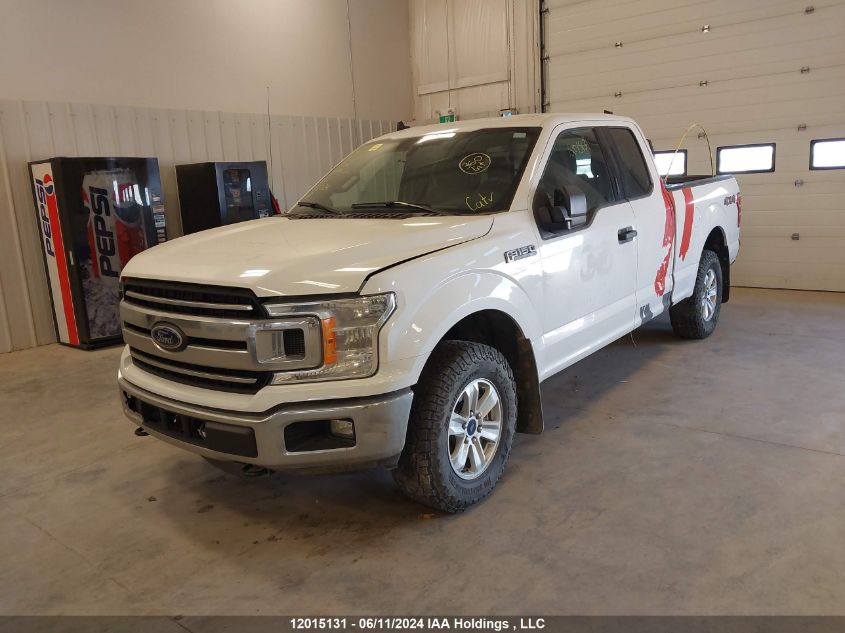 2019 Ford F150 Super Cab VIN: 1FTFX1E5XKKE00557 Lot: 12015131