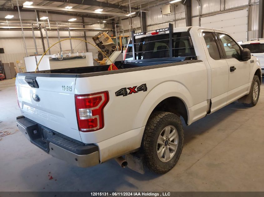 2019 Ford F150 Super Cab VIN: 1FTFX1E5XKKE00557 Lot: 12015131