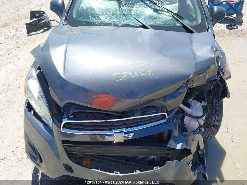 2014 Chevrolet Trax VIN: 3GNCJMEB9EL141632 Lot: 12015134