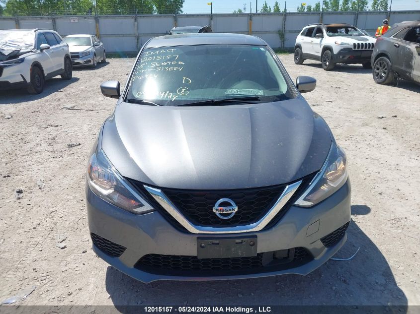 2018 Nissan Sentra VIN: 3N1AB7AP9JY313884 Lot: 12015157