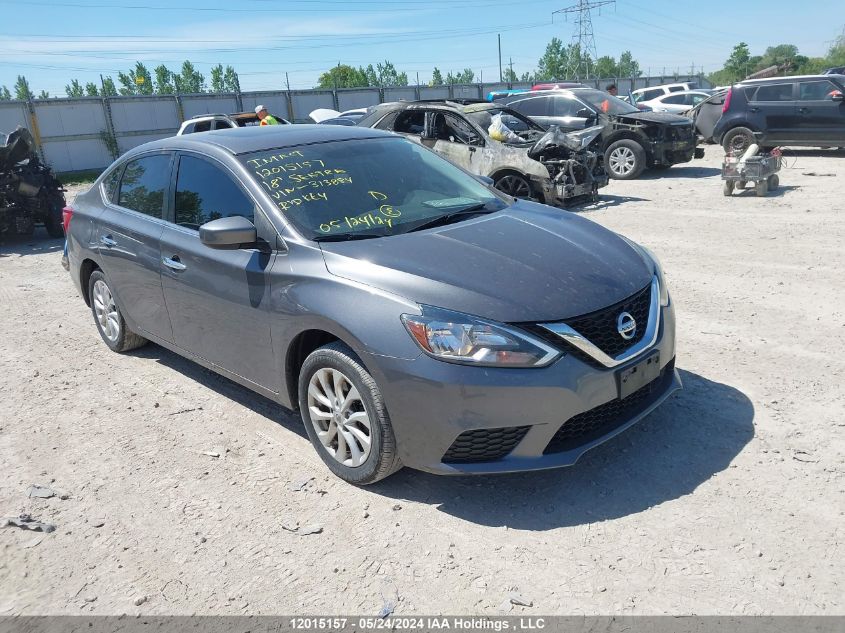 2018 Nissan Sentra VIN: 3N1AB7AP9JY313884 Lot: 12015157