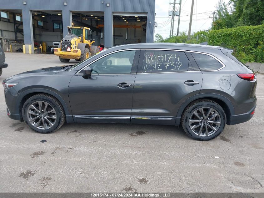 2019 Mazda Cx-9 Grand Touring VIN: JM3TCBDY6K0312737 Lot: 12015174