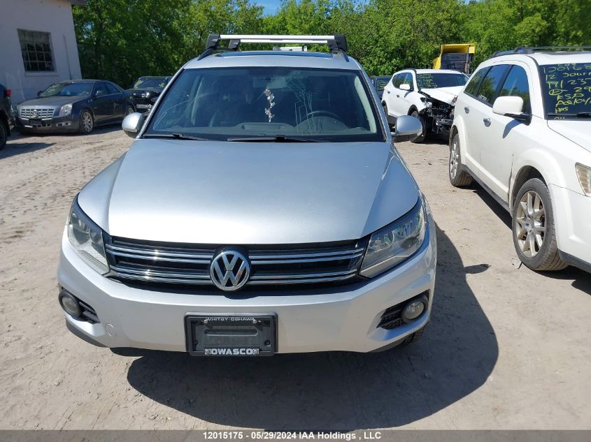 2013 Volkswagen Tiguan S/Se/Sel VIN: WVGHV3AX3DW582515 Lot: 12015175