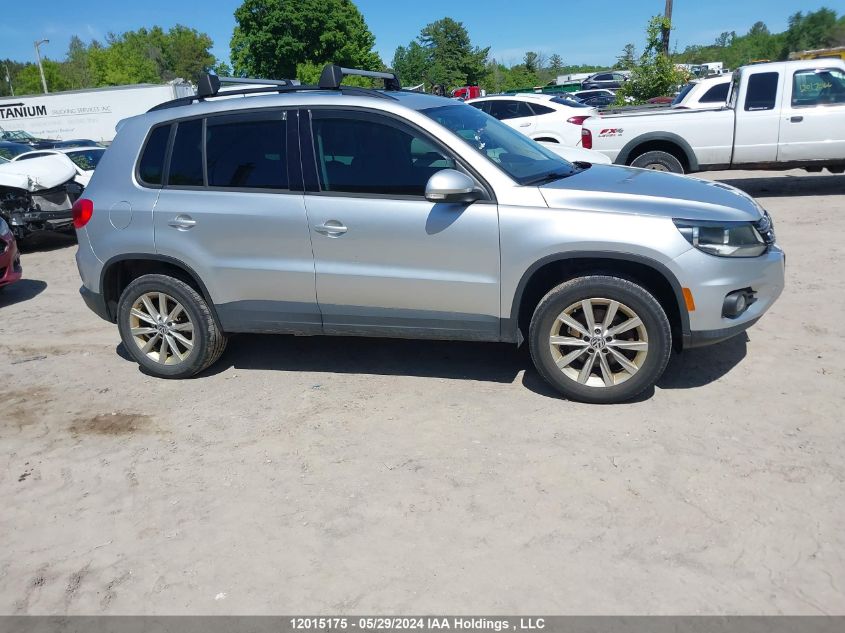 2013 Volkswagen Tiguan S/Se/Sel VIN: WVGHV3AX3DW582515 Lot: 12015175