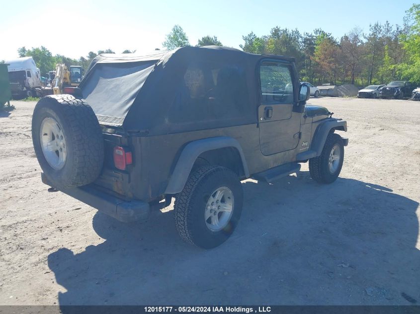 2004 Jeep Tj VIN: 1J4FA49S54P758877 Lot: 12015177