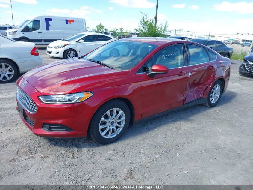 2015 Ford Fusion S VIN: 3FA6P0G73FR285459 Lot: 12015194