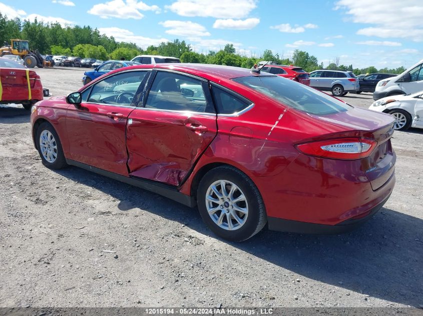 2015 Ford Fusion S VIN: 3FA6P0G73FR285459 Lot: 12015194