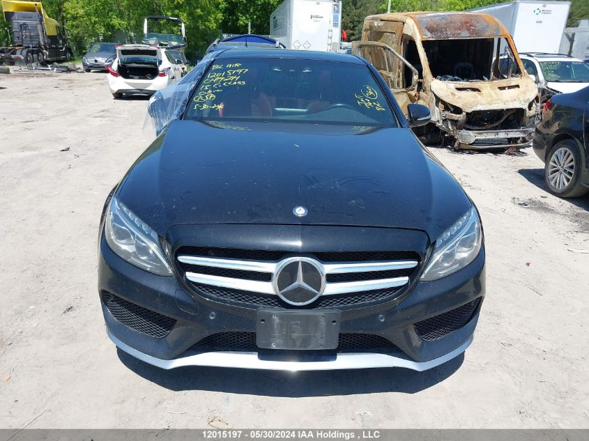 2015 Mercedes-Benz C-Class VIN: 55SWF6GB7FU049241 Lot: 12015197