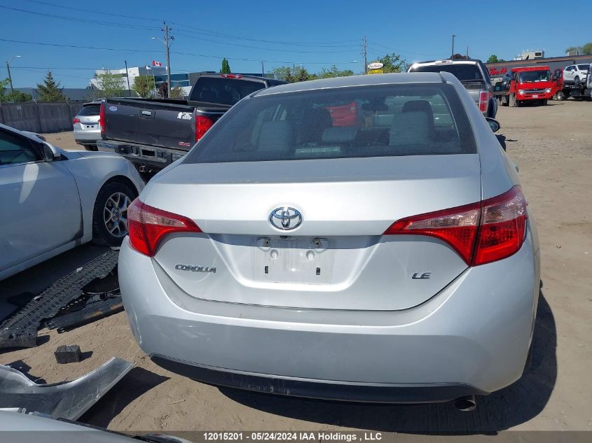 2019 Toyota Corolla Ce/Le/Se VIN: 2T1BURHE9KC152188 Lot: 12015201