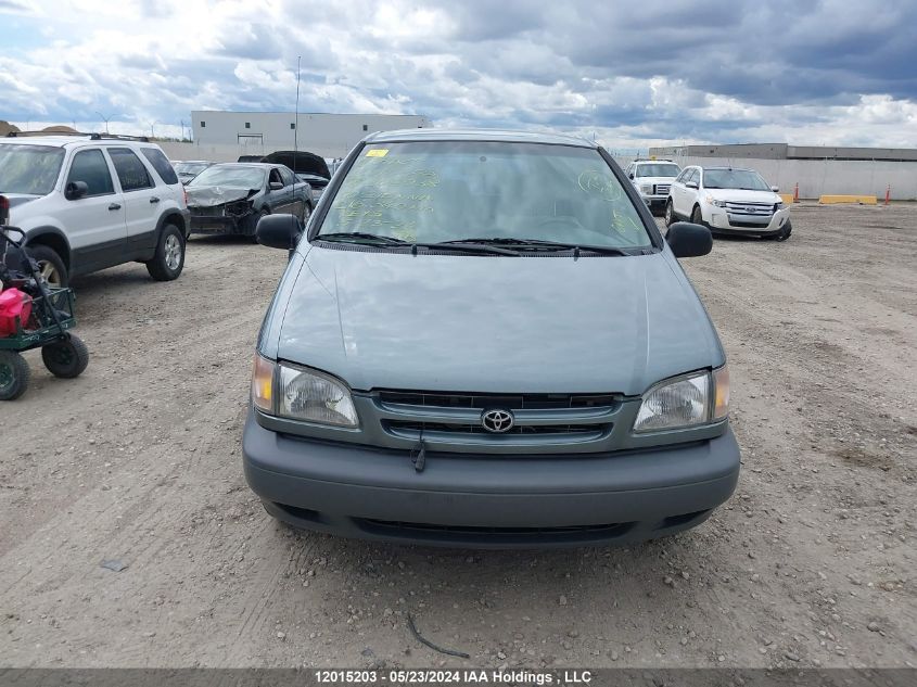 2000 Toyota Sienna Ce VIN: 4T3ZF19C0YU306938 Lot: 12015203