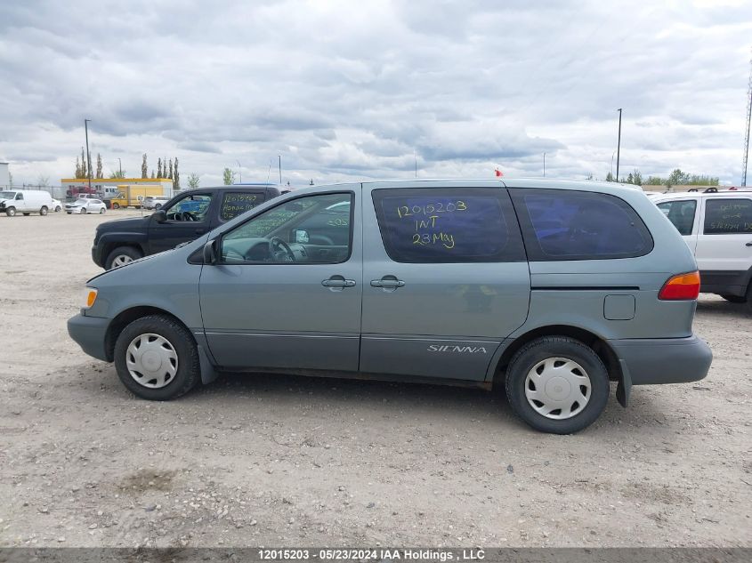 2000 Toyota Sienna Ce VIN: 4T3ZF19C0YU306938 Lot: 12015203