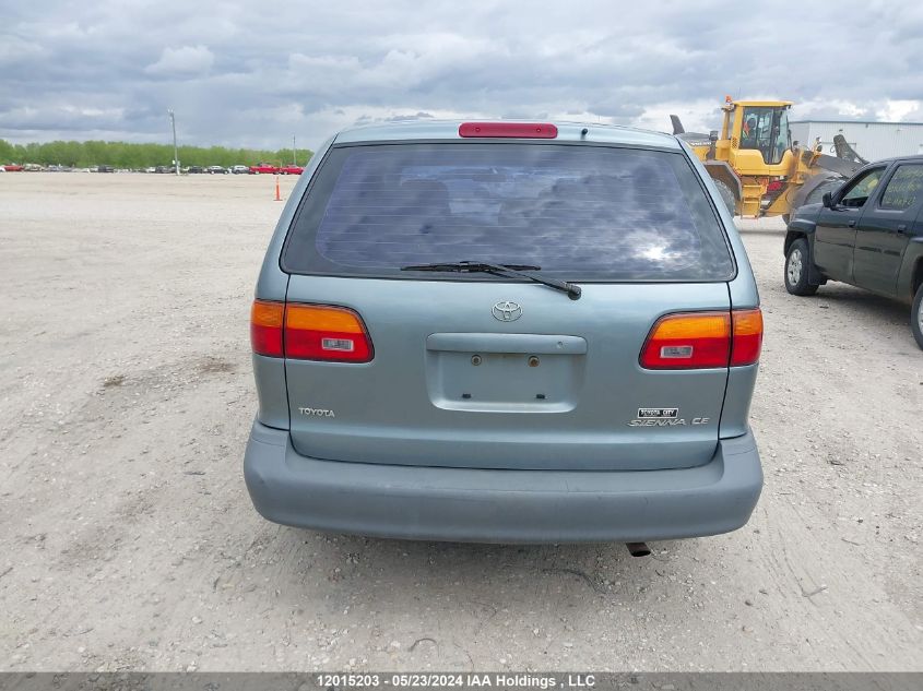 2000 Toyota Sienna Ce VIN: 4T3ZF19C0YU306938 Lot: 12015203