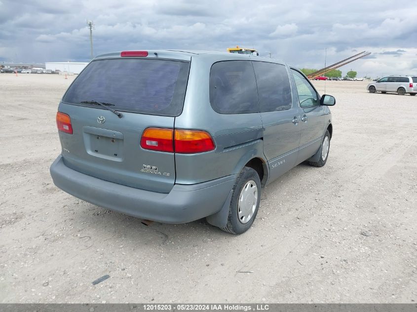 2000 Toyota Sienna Ce VIN: 4T3ZF19C0YU306938 Lot: 12015203