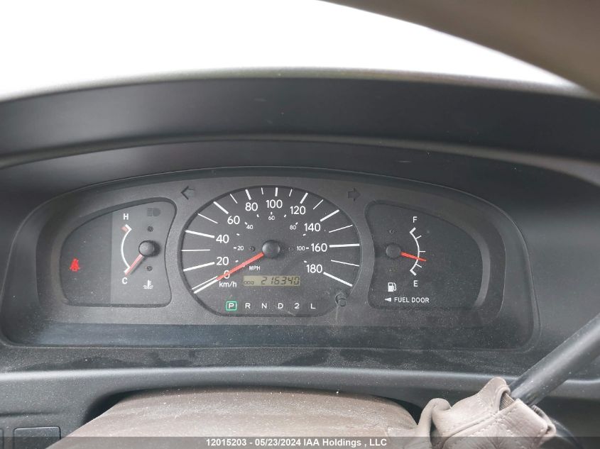 2000 Toyota Sienna Ce VIN: 4T3ZF19C0YU306938 Lot: 12015203