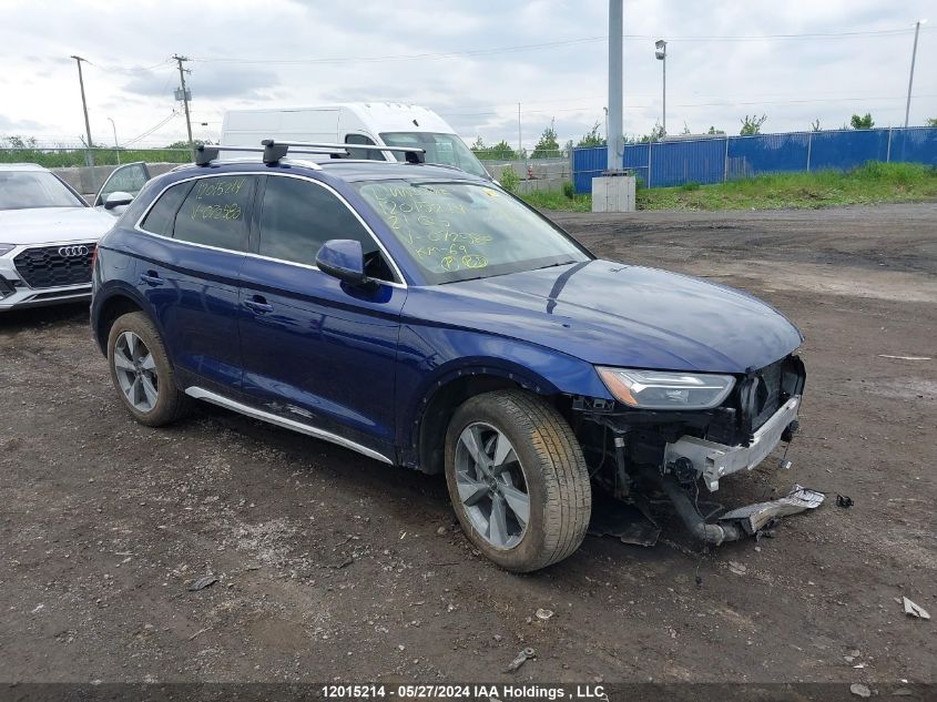 2021 Audi Q5 VIN: WA1AAAFY5M2072580 Lot: 12015214