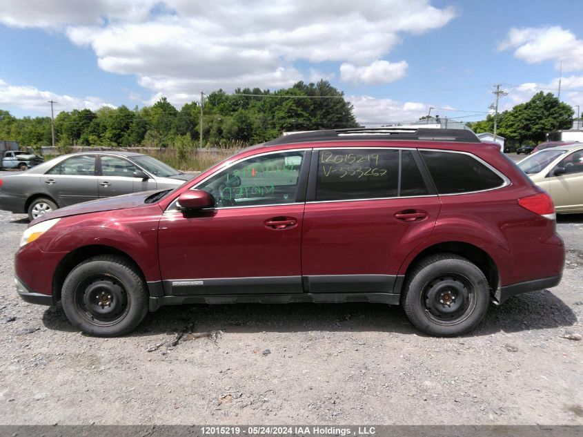 2011 Subaru Outback 2.5I Premium VIN: 4S4BRHBC3B3353267 Lot: 12015219