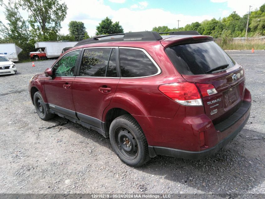 2011 Subaru Outback 2.5I Premium VIN: 4S4BRHBC3B3353267 Lot: 12015219