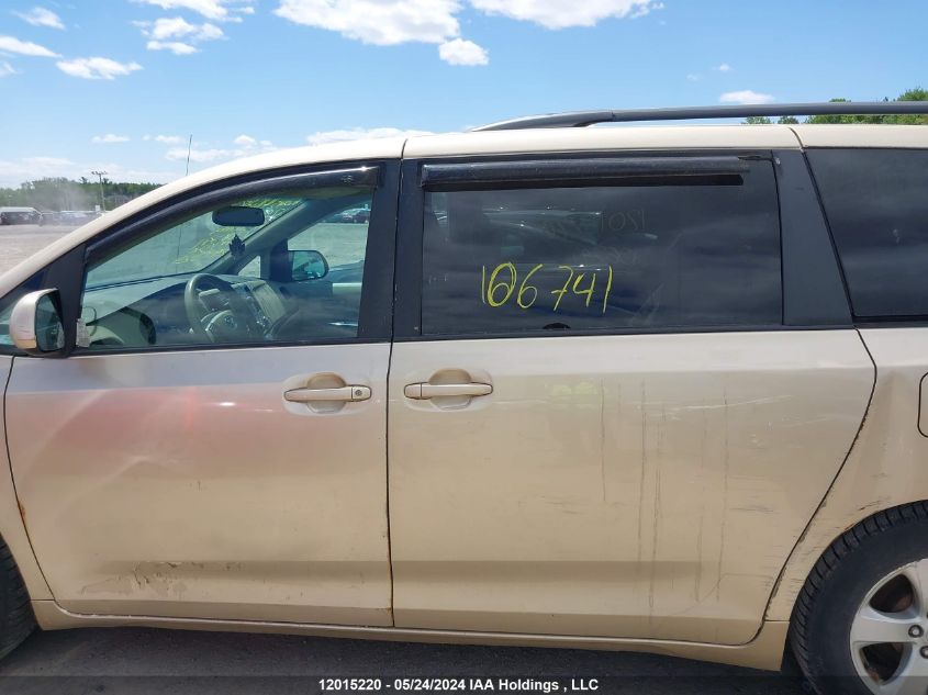 2011 Toyota Sienna Le VIN: 5TDKK3DCXBS106741 Lot: 12015220