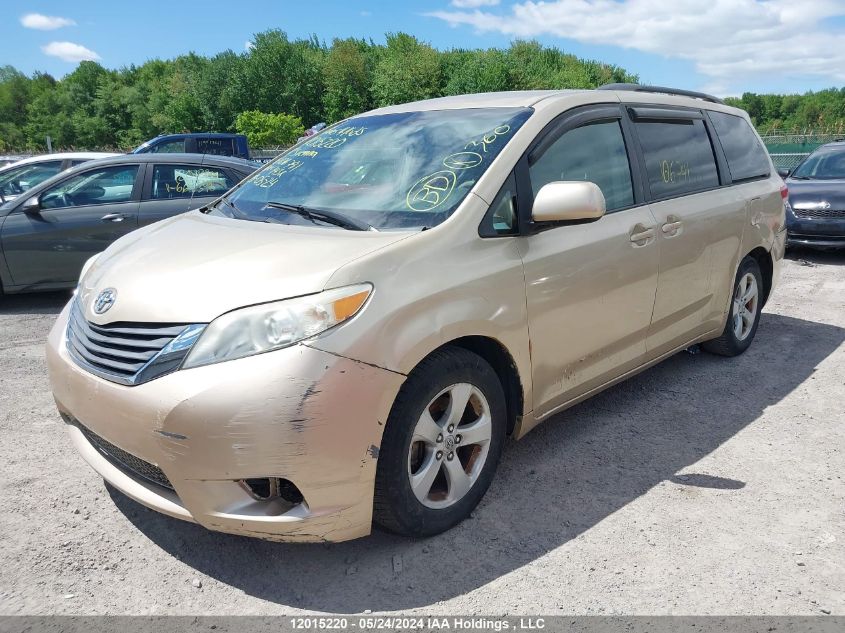 2011 Toyota Sienna Le VIN: 5TDKK3DCXBS106741 Lot: 12015220