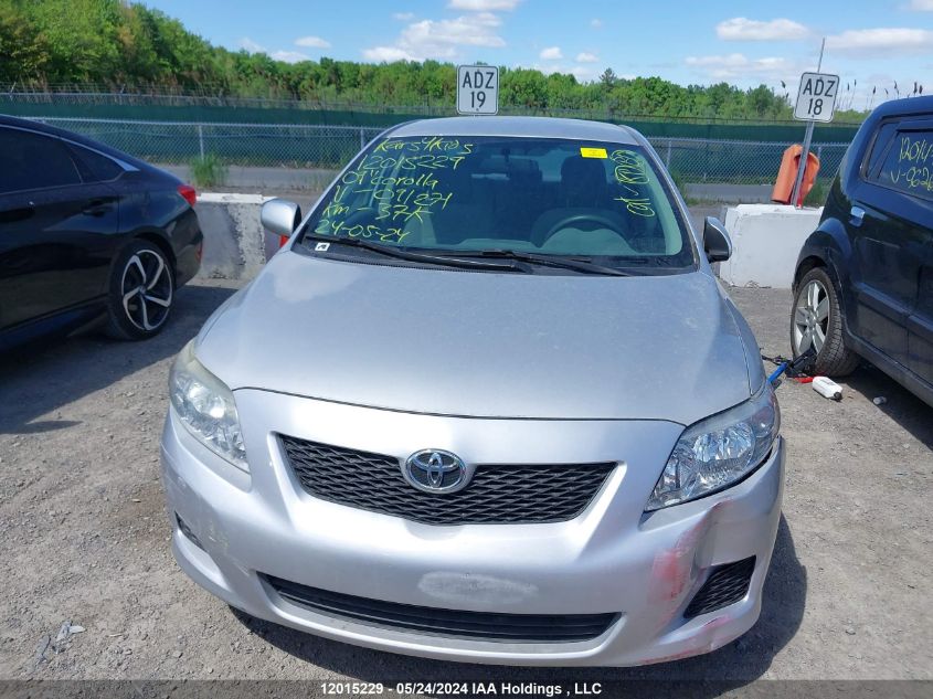 2009 Toyota Corolla S/Le/Xle VIN: 2T1BU40E79C091271 Lot: 12015229