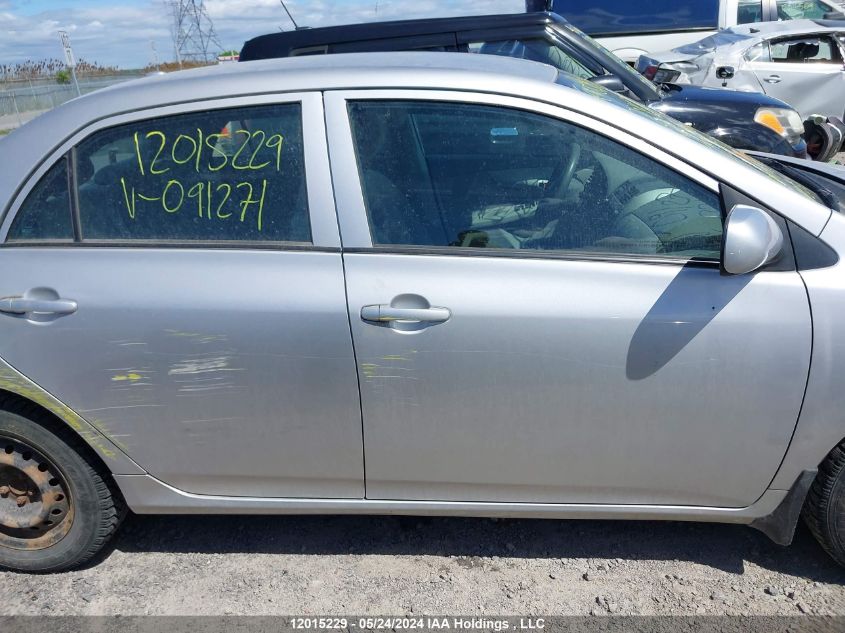 2009 Toyota Corolla S/Le/Xle VIN: 2T1BU40E79C091271 Lot: 12015229