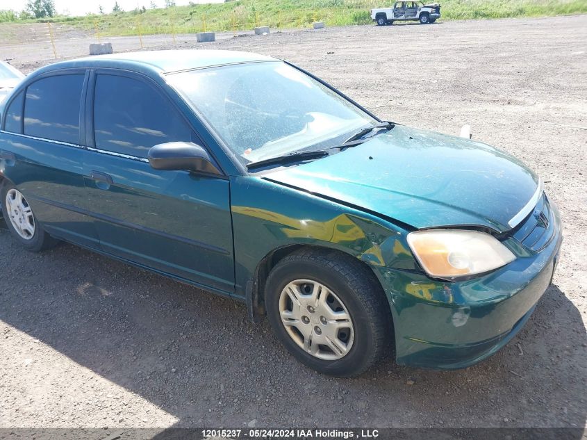 2001 Honda Civic VIN: 2HGES16371H909634 Lot: 12015237