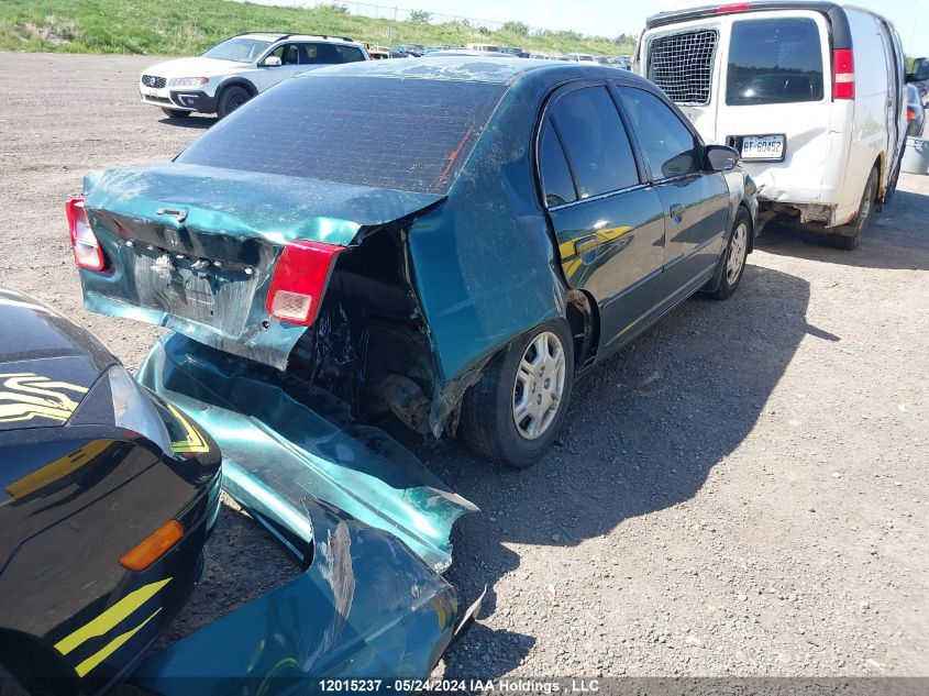 2001 Honda Civic VIN: 2HGES16371H909634 Lot: 12015237