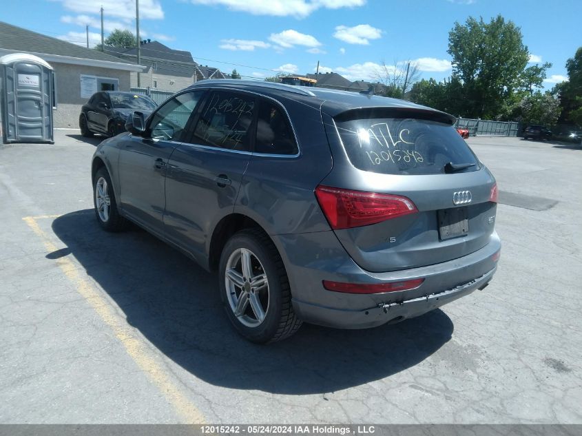 2012 Audi Q5 Prestige VIN: WA1VFDFP5CA086043 Lot: 12015242