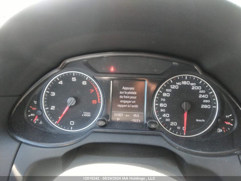 2012 Audi Q5 Prestige VIN: WA1VFDFP5CA086043 Lot: 12015242