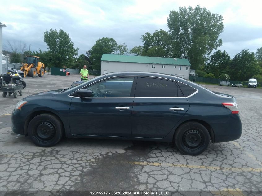 2013 Nissan Sentra VIN: 3N1AB7AP1DL615784 Lot: 12015247