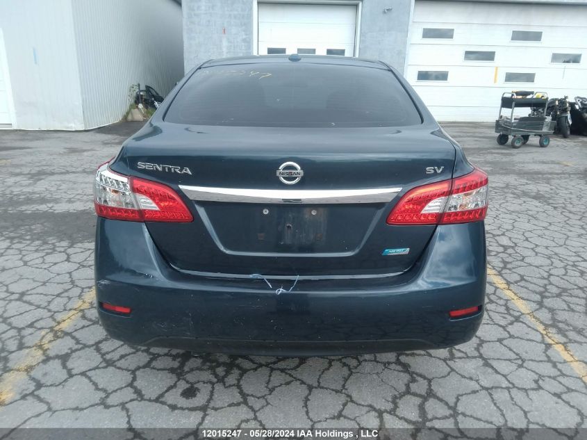 2013 Nissan Sentra VIN: 3N1AB7AP1DL615784 Lot: 12015247