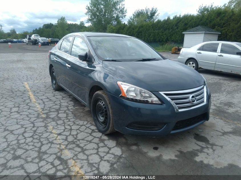 2013 Nissan Sentra VIN: 3N1AB7AP1DL615784 Lot: 12015247