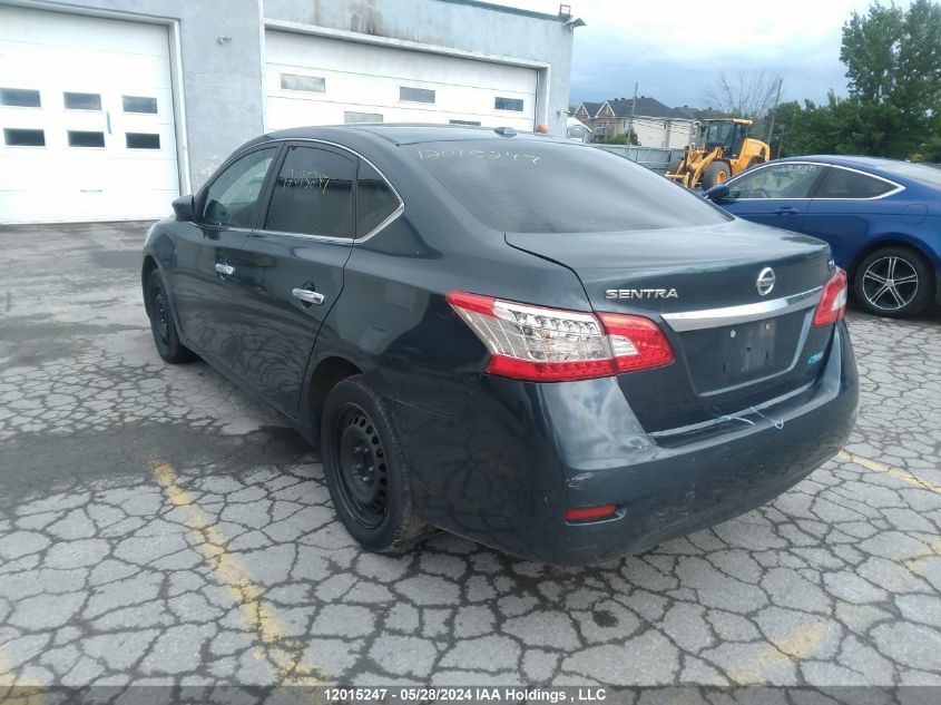 2013 Nissan Sentra VIN: 3N1AB7AP1DL615784 Lot: 12015247