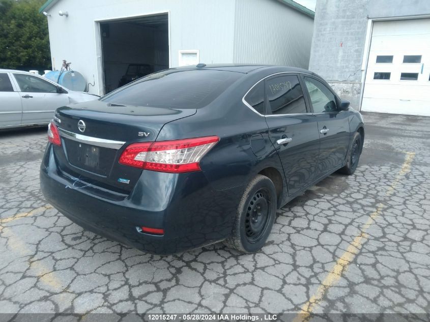 2013 Nissan Sentra VIN: 3N1AB7AP1DL615784 Lot: 12015247