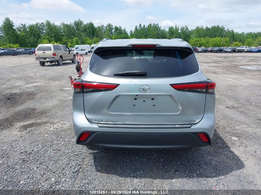 2020 Toyota Highlander VIN: 5TDGZRBH1LS516204 Lot: 12015261