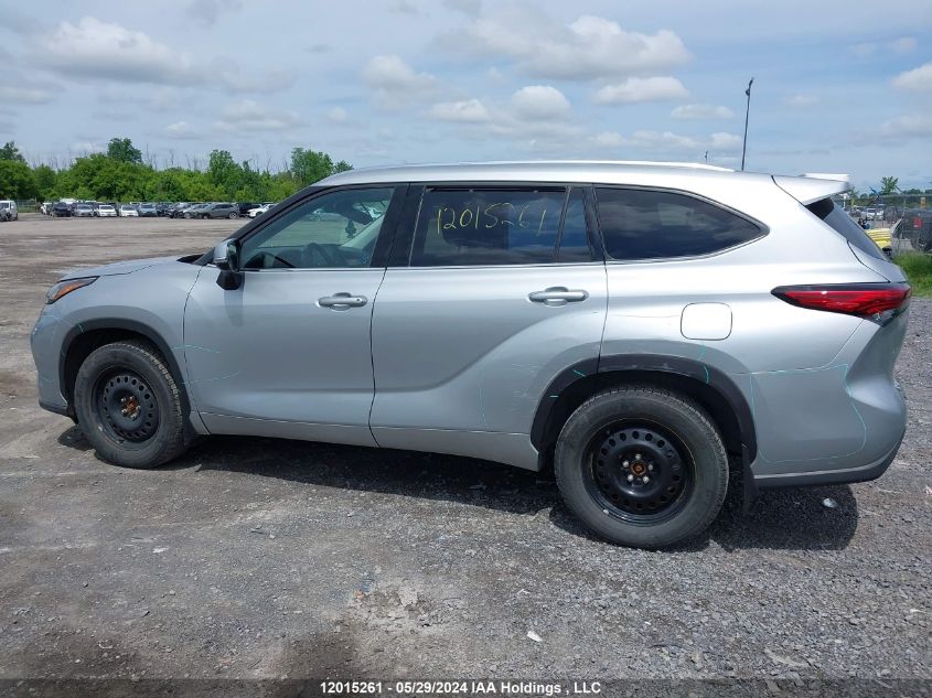 2020 Toyota Highlander VIN: 5TDGZRBH1LS516204 Lot: 12015261