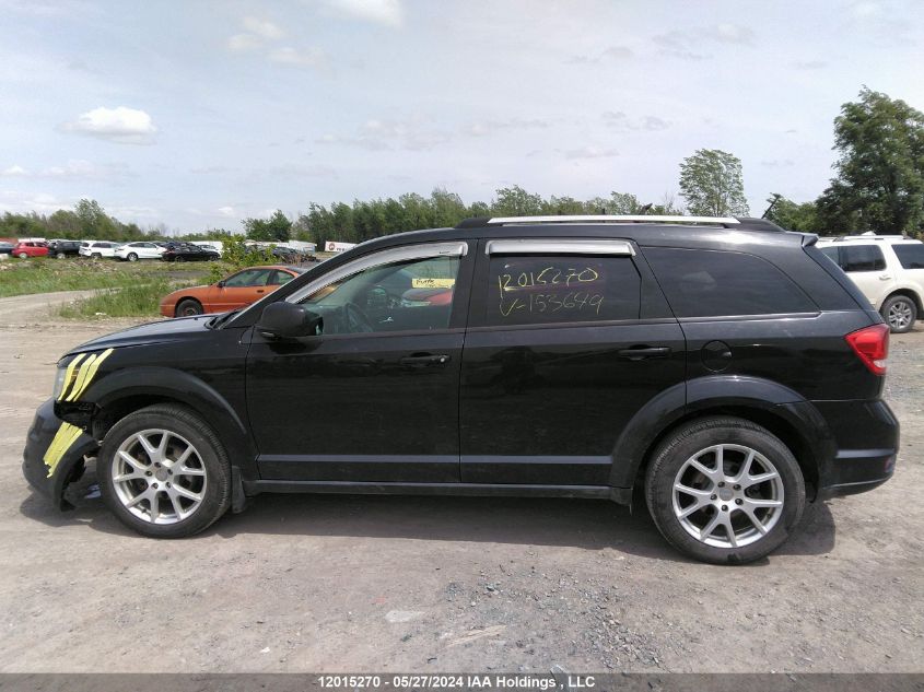 2012 Dodge Journey Sxt VIN: 3C4PDCCGXCT153649 Lot: 12015270